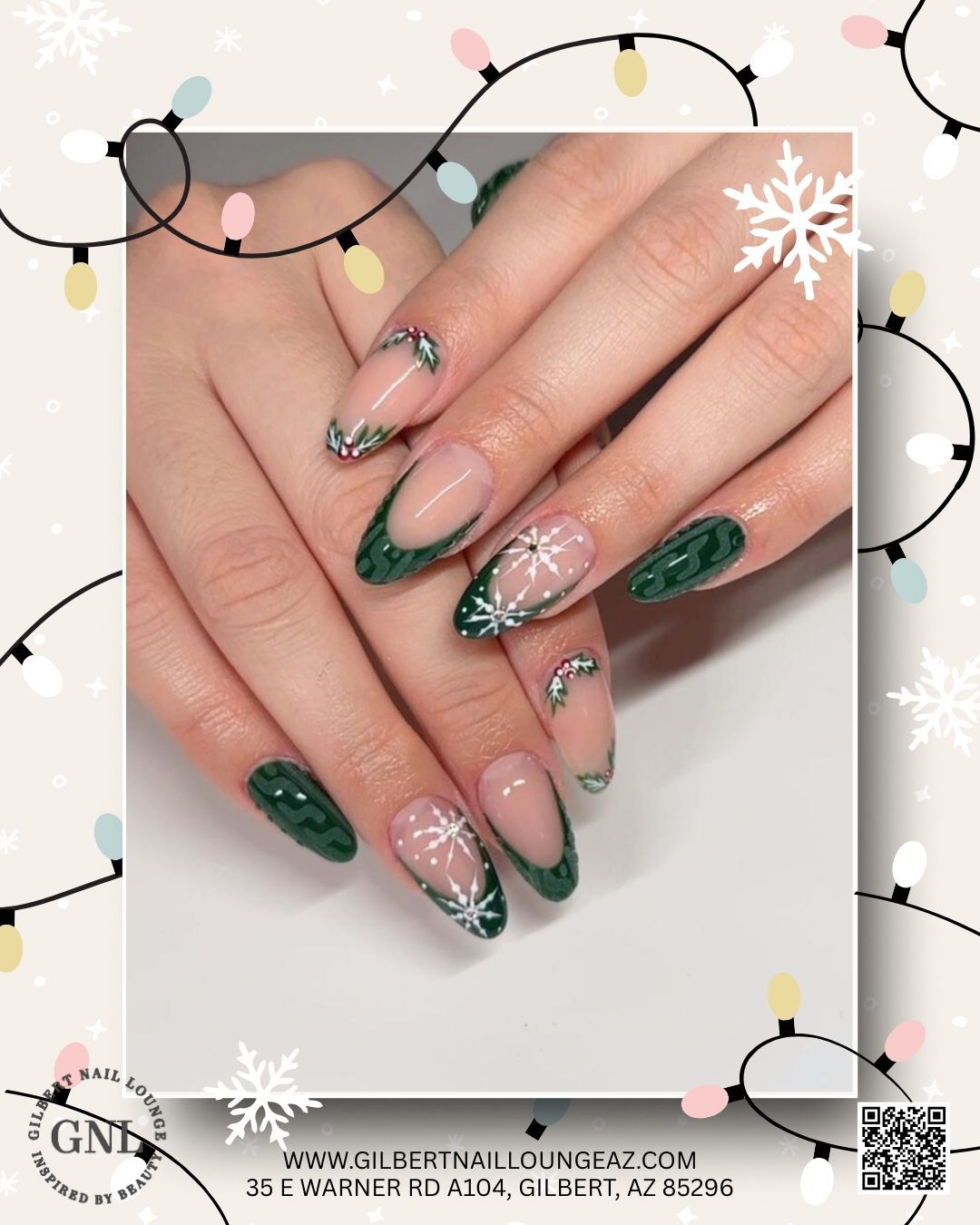 Christmas Nails at Gilbert Nail Lounge